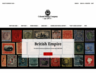 colonialstampcompany.com screenshot