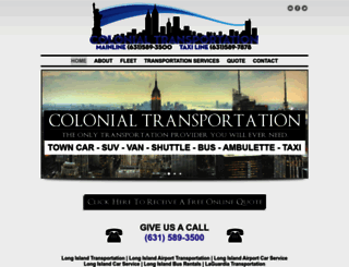 colonialtransportation.com screenshot