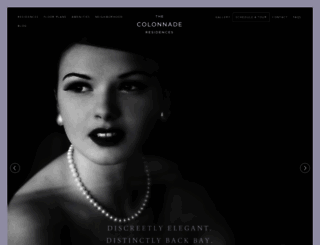 colonnaderesidences.com screenshot