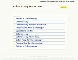 colonoscopyforum.com screenshot