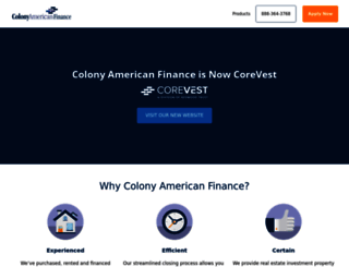colonyamericanfinance.com screenshot