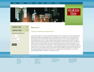 colonybayapts.com screenshot