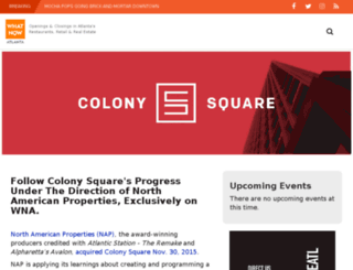 colonysquare.whatnowatlanta.com screenshot