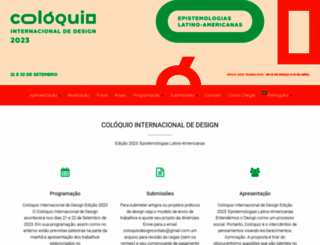 coloquiodesign.com.br screenshot