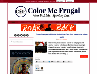 color-me-frugal.com screenshot