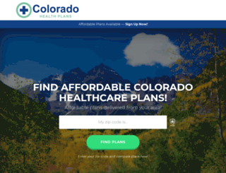 colorado-healthplans.com screenshot