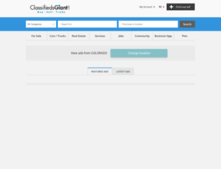 colorado.classifiedsgiant.com screenshot