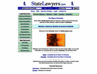colorado.statelawyers.com screenshot