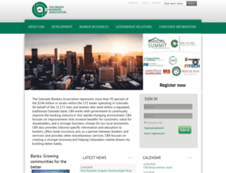 coloradobankers.org screenshot