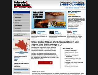 coloradocrawlspace.com screenshot