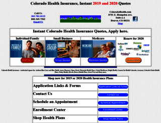 coloradohealth.com screenshot