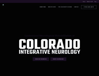 coloradointegrativeneurology.com screenshot