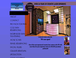 coloradolaserclinic.com screenshot