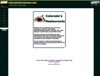 coloradosrestaurants.com screenshot