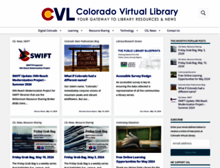 coloradovirtuallibrary.org screenshot