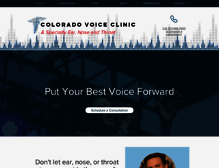 coloradovoiceclinic.com screenshot