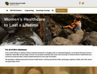 coloradowomenshealth.com screenshot