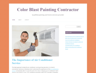 colorblastpaintingcontractor.com screenshot