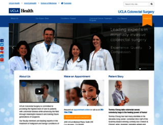 colorectalsurgery.ucla.edu screenshot