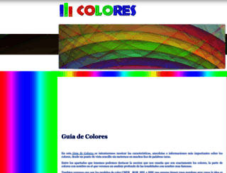 colores.org.es screenshot