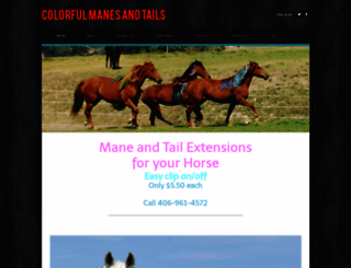 colorfulmanesandtails.com screenshot