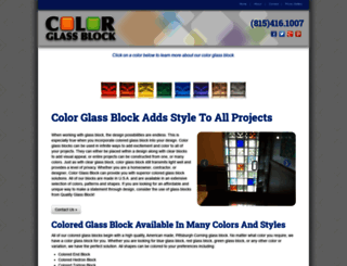 colorglassblock.net screenshot