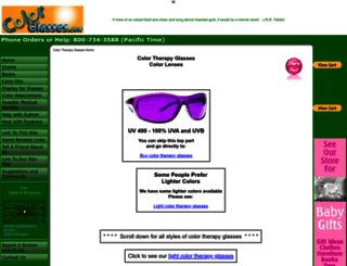 colorglasses.com screenshot