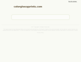 colorglossyprints.com screenshot