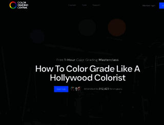 colorgradingcentral.com screenshot