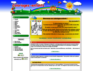 coloriages-enfants.com screenshot