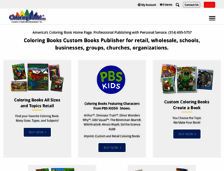 coloringbookpublishers.com screenshot