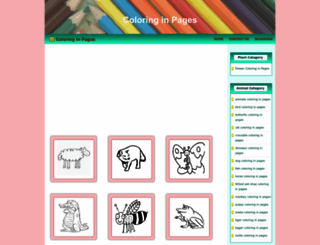 coloringinpages.com screenshot