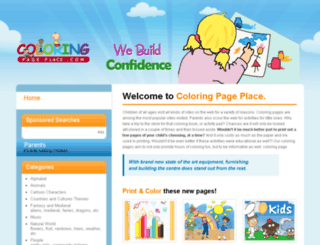 coloringpageplace.com screenshot