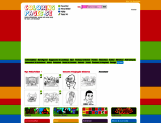 coloringpages.se screenshot