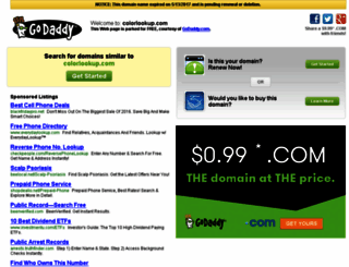 colorlookup.com screenshot