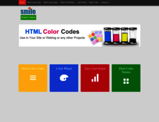 colors.htmlfreecodes.com screenshot
