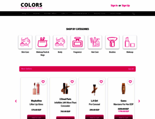 colorsbeauty.com screenshot