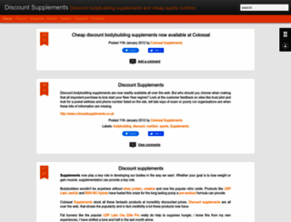 colossalsupplements.blogspot.co.uk screenshot