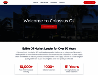 colossusoil.com.au screenshot