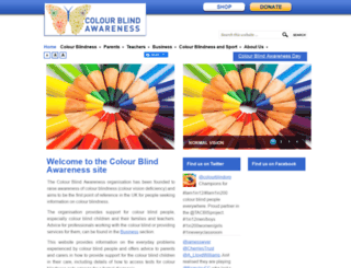 colourblindawareness.org screenshot