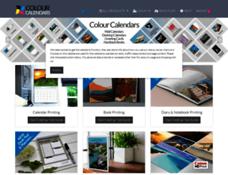 colourcalendars.com screenshot