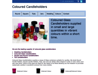 colouredcandleholders.co.uk screenshot