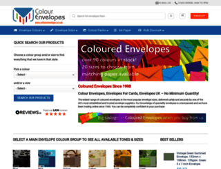 colourenvelopes.co.uk screenshot