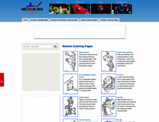 colouring-page.org screenshot