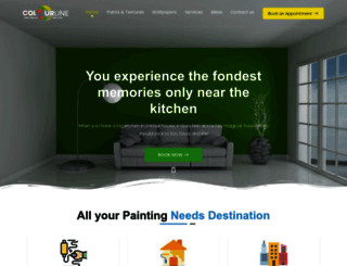 colourlinehomepaints.com screenshot
