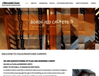 colourmatchedcustomcarpets.co.uk screenshot