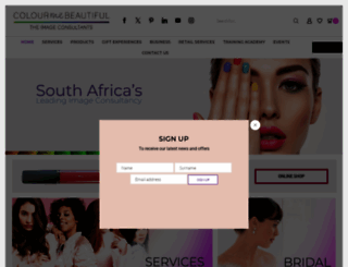 colourmebeautiful.co.za screenshot