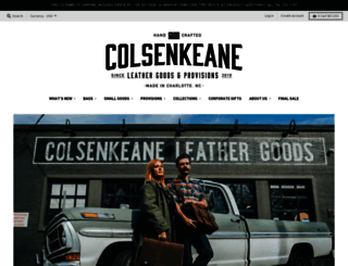 colsenkeane.com screenshot
