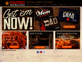 coltonssteakhouse.com screenshot