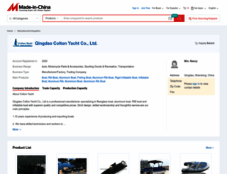 coltonyachtcompany.en.made-in-china.com screenshot
